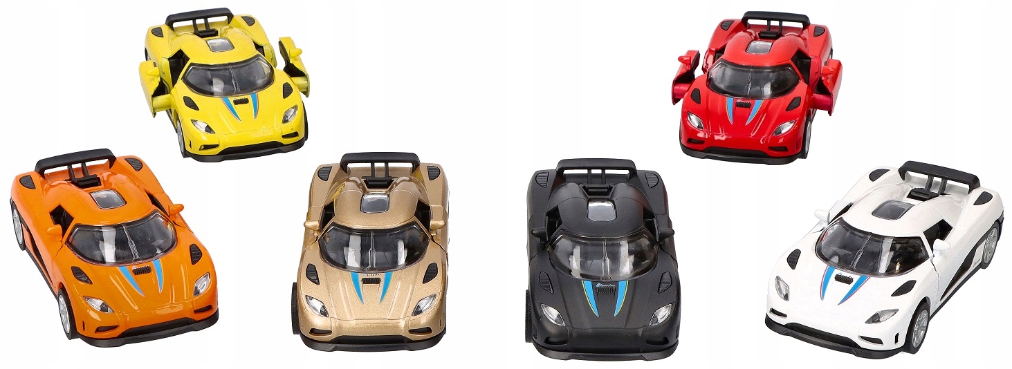 METALOWE AUTO DŹWIĘK ŚWIATŁO ZABAWKI DLA DZIECI 3+ Marka Goki