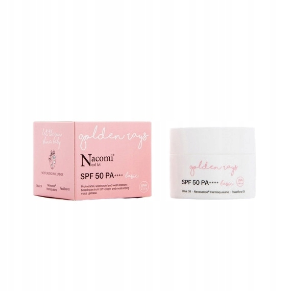 Nacomi, Next Level, Krem SPF 50 UV Basic, 50 ml