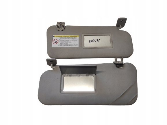 PEUGEOT 207 06- DASZKI OSŁONY PRZECIWSŁONECZNE