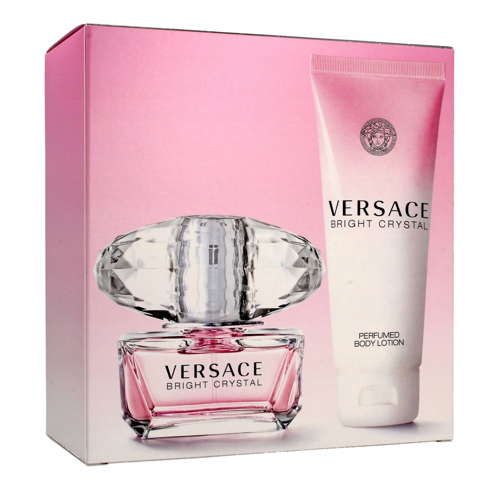 Versace Bright Crystal Dárková Sada (toaletní Voda 50 ML Mléko Do CI)