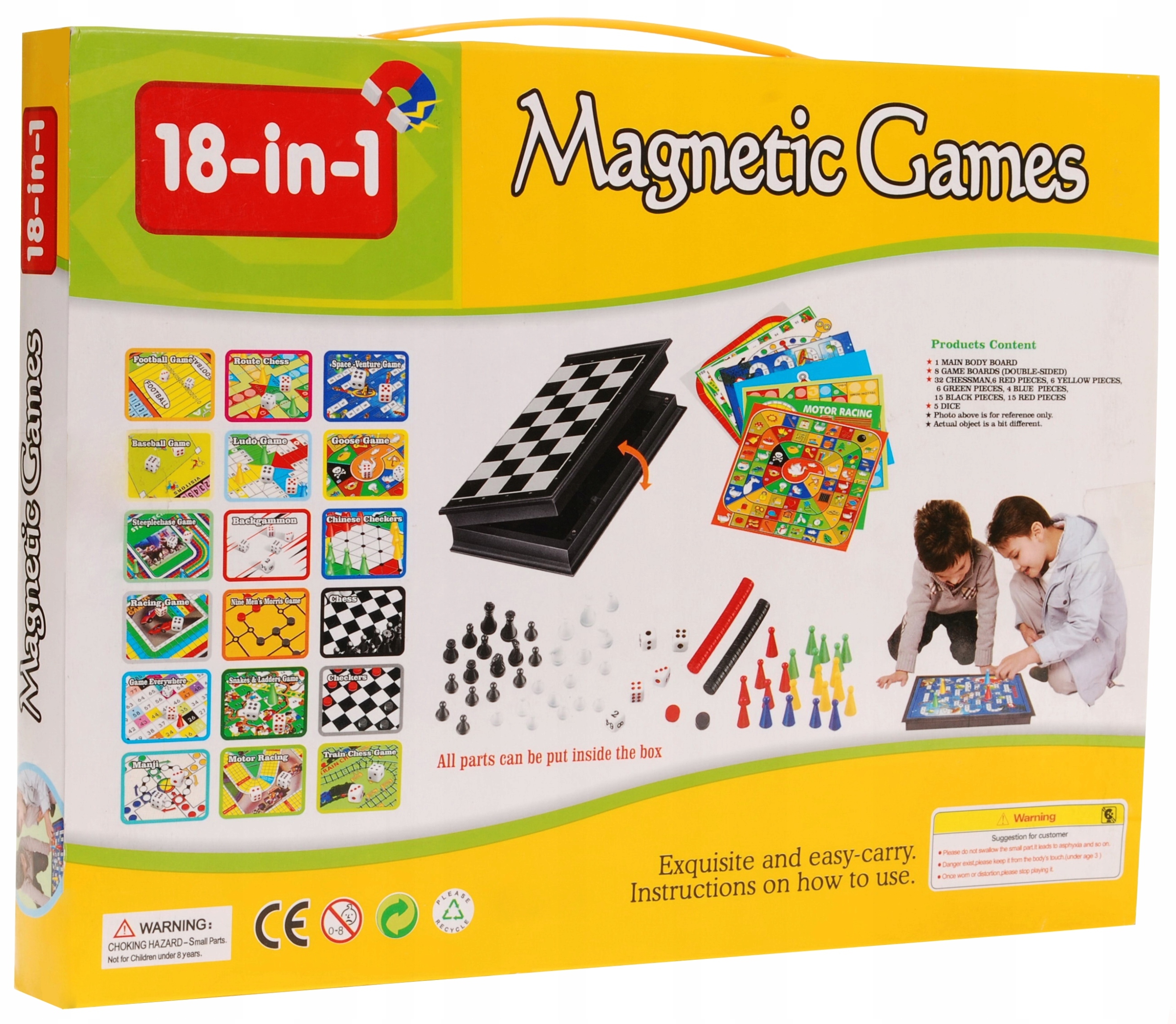 

Gry Podróżne Magnetyczne 18 gier Plansza Na Magnes