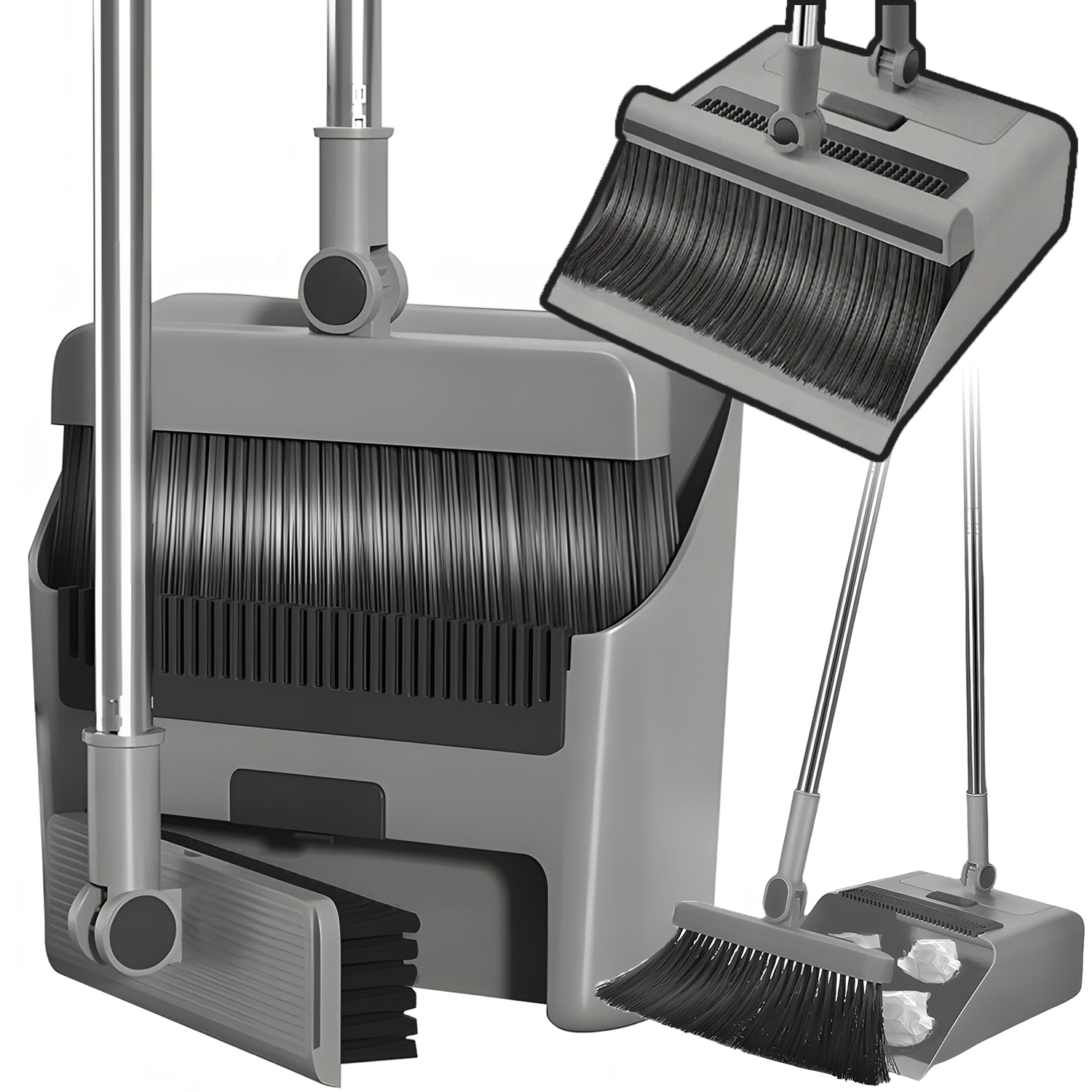 Levně Smeták Smetáček Na Zabíjení Sada Kartáčů Na Úklid 3V1