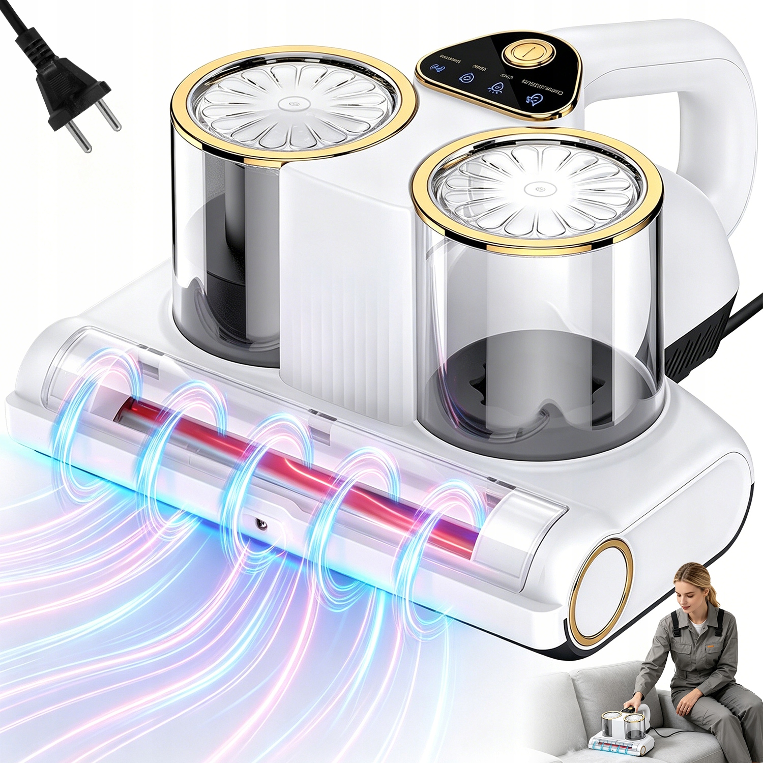 Vysavač Na Roztoče Pro Matrace Uv Čalounění Pro Roztoče 500W 16000PA