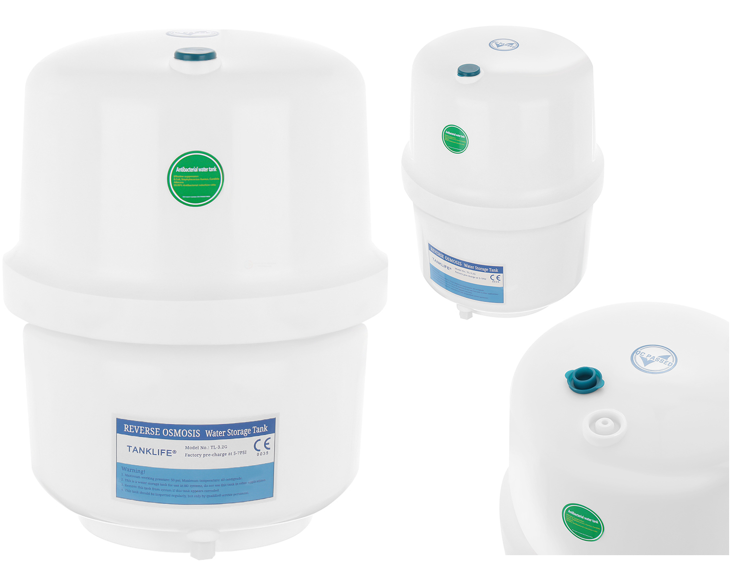 

Zbiornik do Filtra osmozy naczynie przeponowe 12L