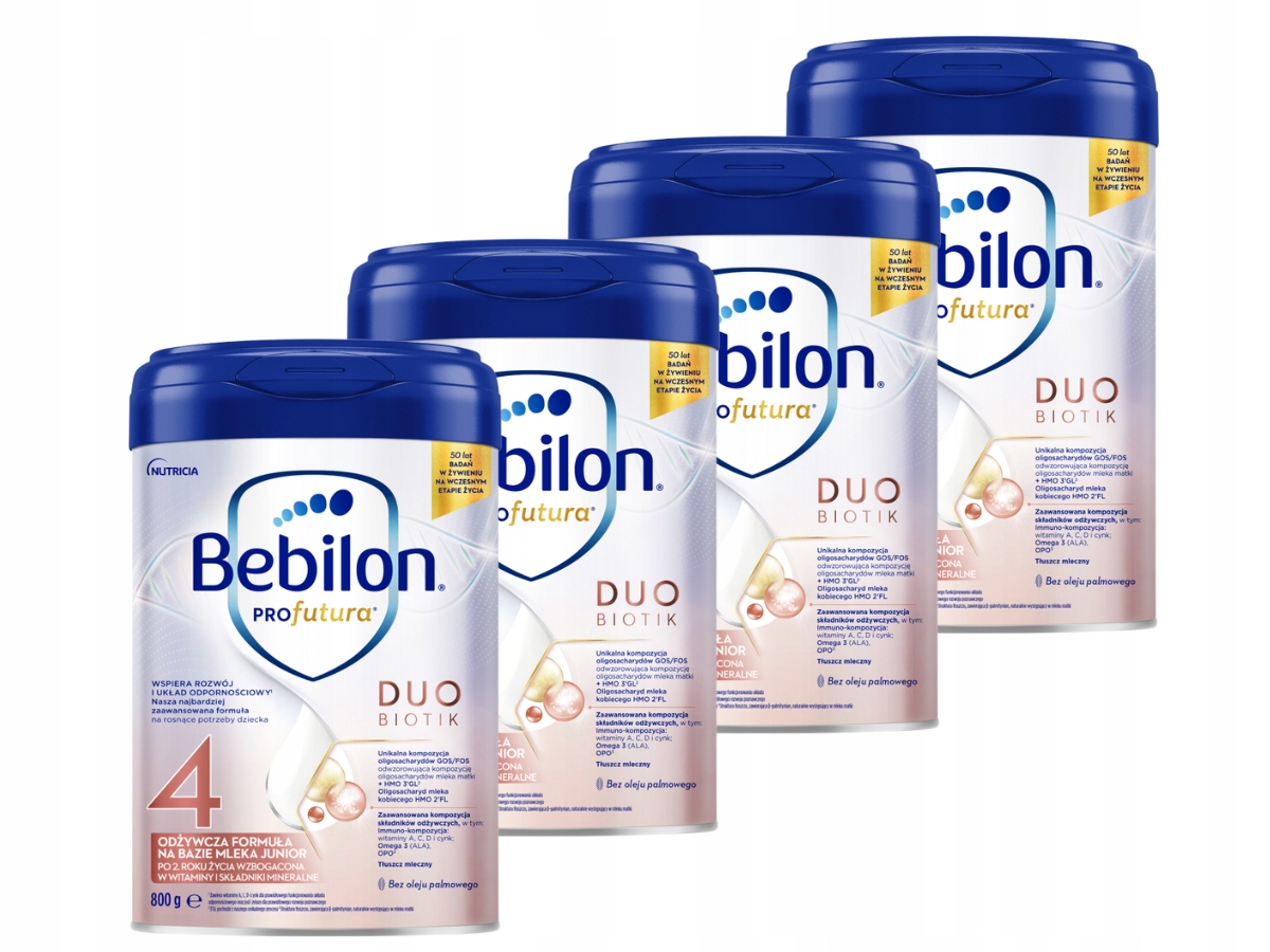 Bebilon PROfutura Duobiotik 4 Zestaw 4 x 800 g