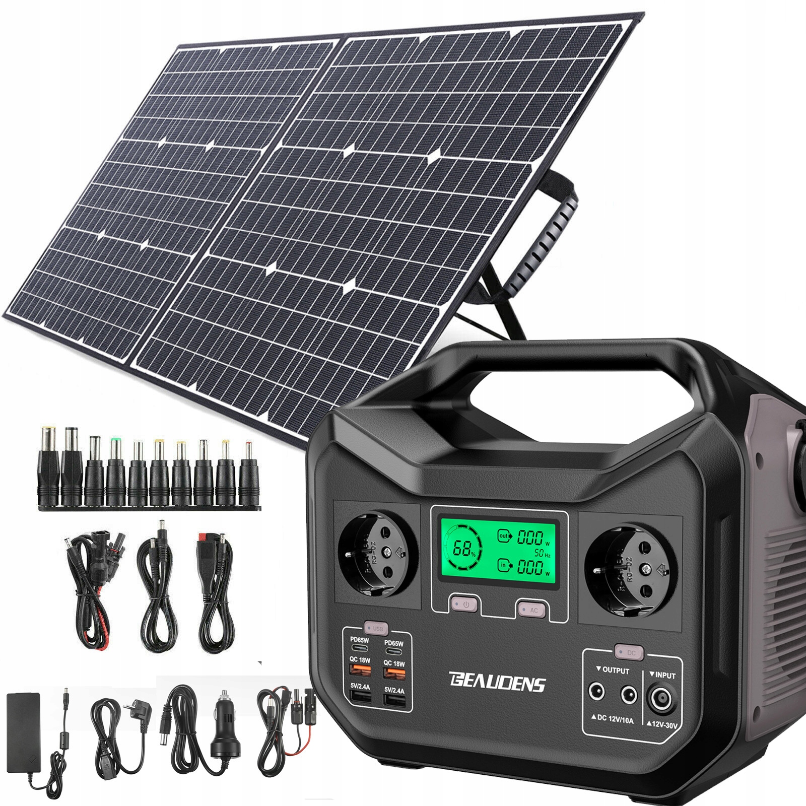 СОНЯЧНИЙ ПАВЕРБАНК 622 ВТ + СОНЯЧНА ЕЛЕКТРОСТАНЦІЯ 100 ВТ