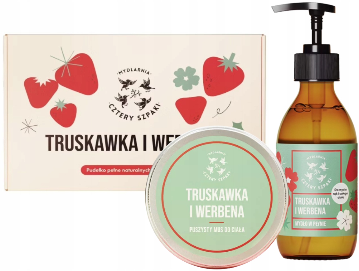 Cztery Szpaki Zestaw Kosmetyków mydło w płynie+mus do ciała