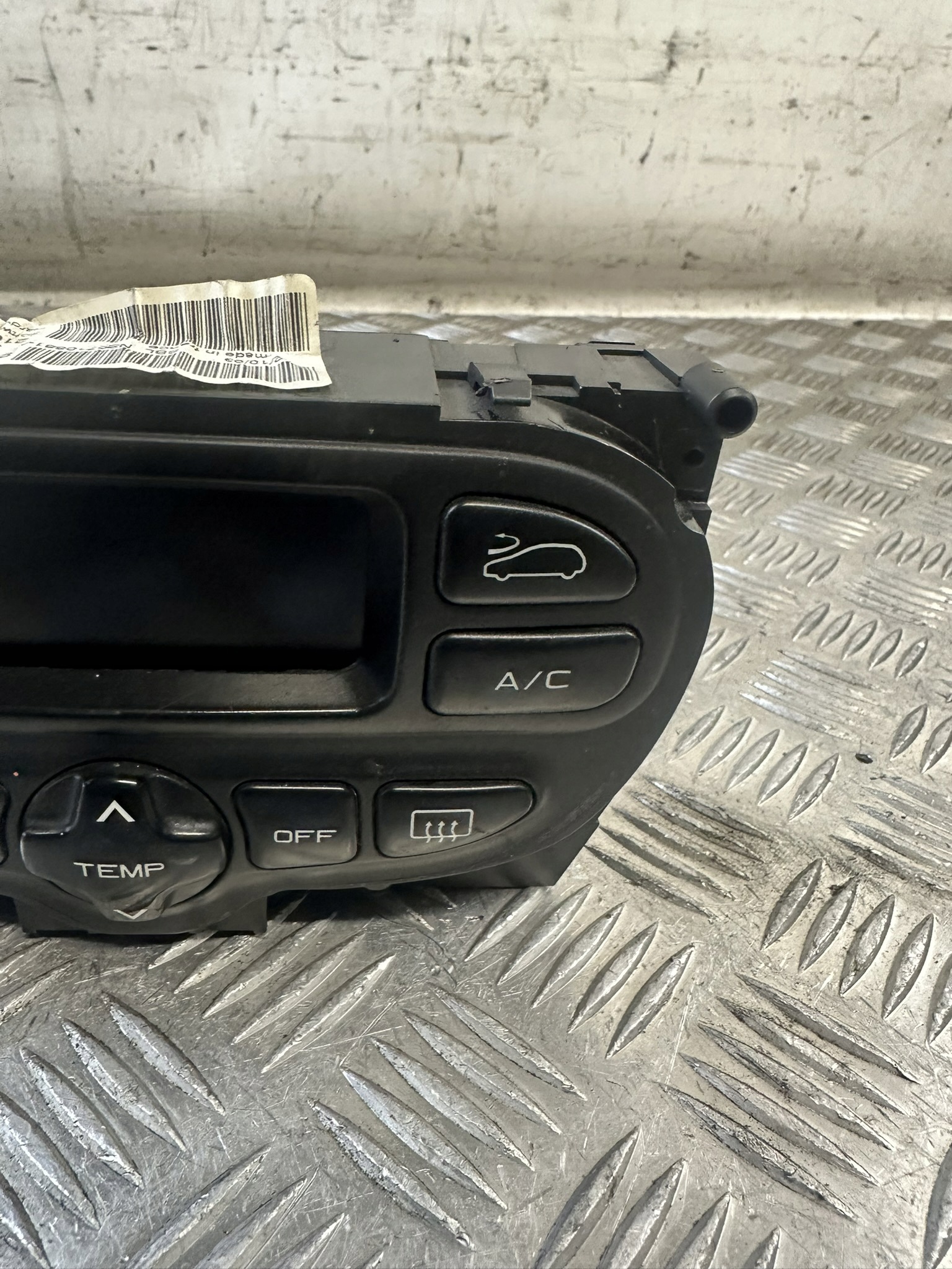control panel air conditioning devices KLIMY PEUGEOT 307 96430991XT