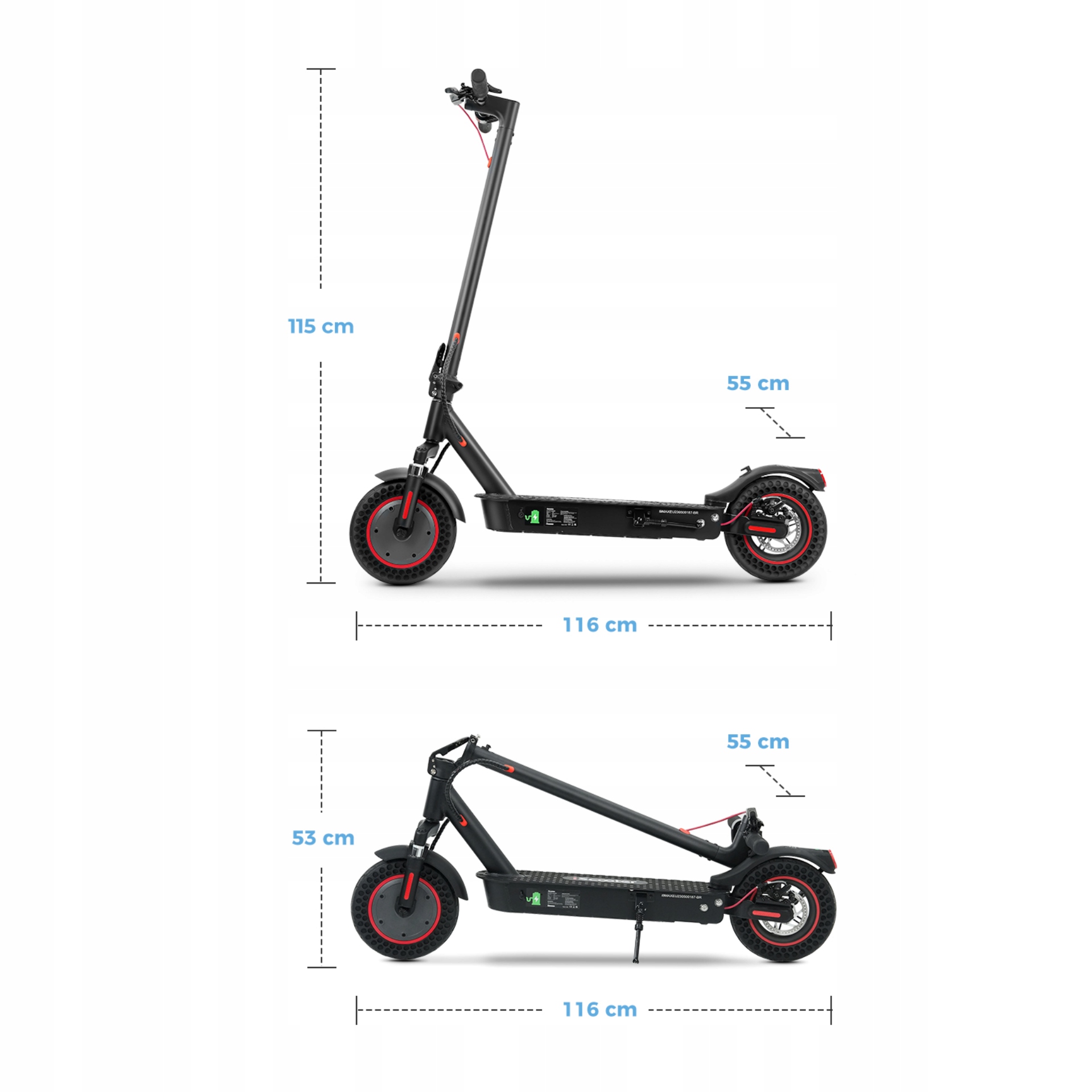 Electric Scooter iScooter i9MAX 500W 35km/h Brake electronic disc