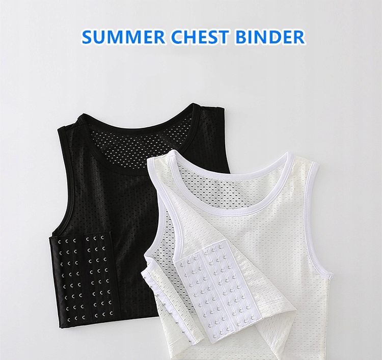 Trans Lesbian Binder Transgender Mesh Haleychan Wo Linia petite (dla niskich)