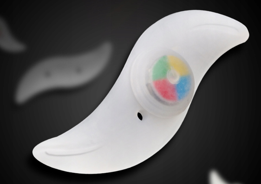 LAMPKA ROWEROWA LED ŚWIECĄCA NAKŁADKA NA SZPRYCHY KOŁA RGB KOLOROWA Model ZD63D