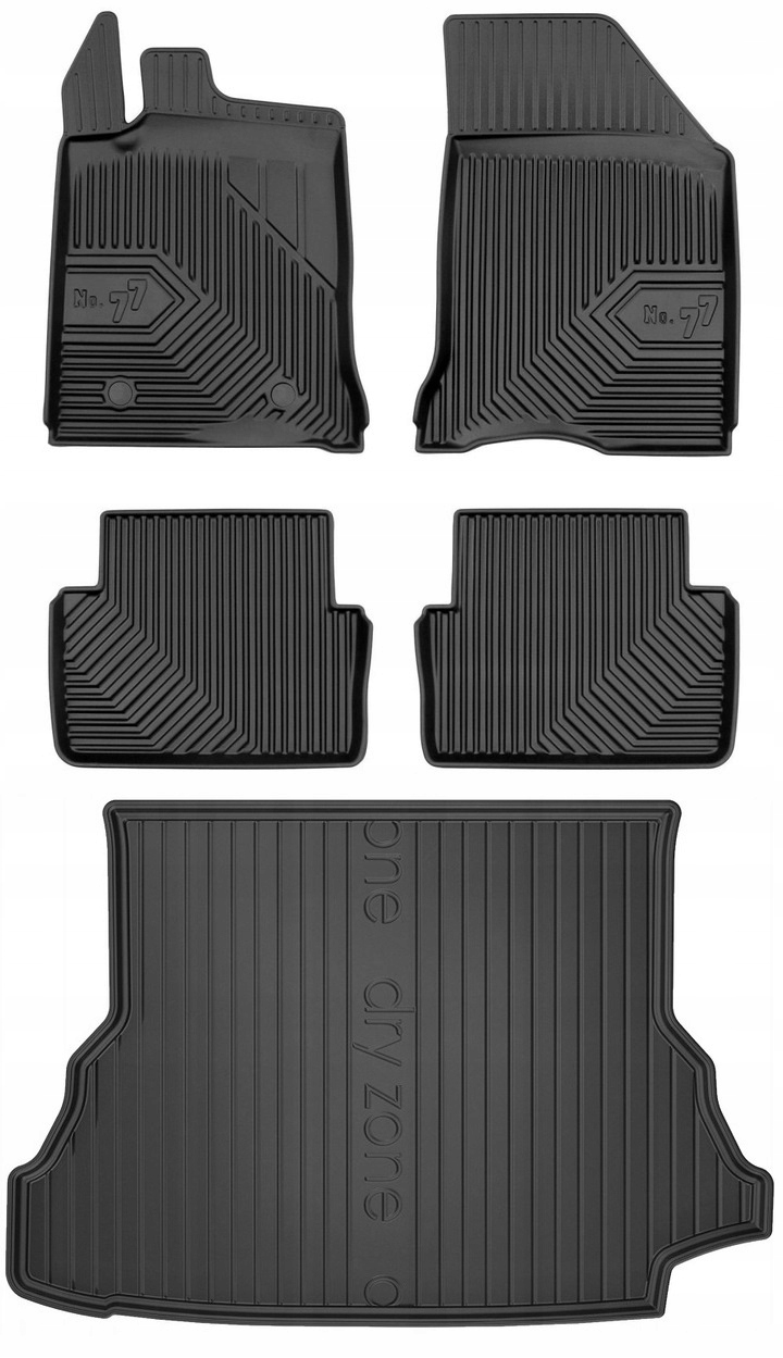 Set 77 Koberce a rohože Renault Laguna 2 Liftback 2001-2007