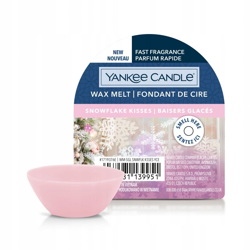 

Snowflake Kisses Wosk zapachowy Yankee Candle 22g