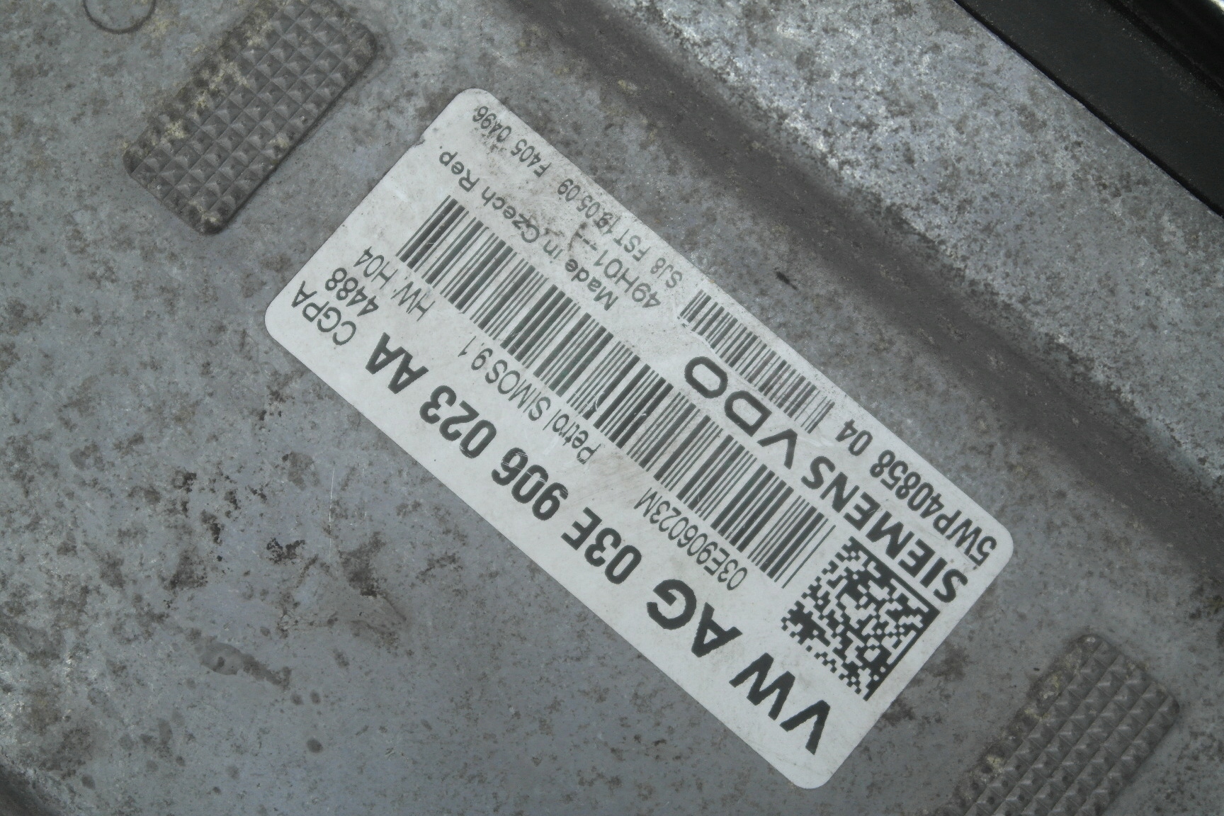 SEAT IBIZA 6J POLO IV 08-16 1.2 12V computer Motore 03E906023AA OE