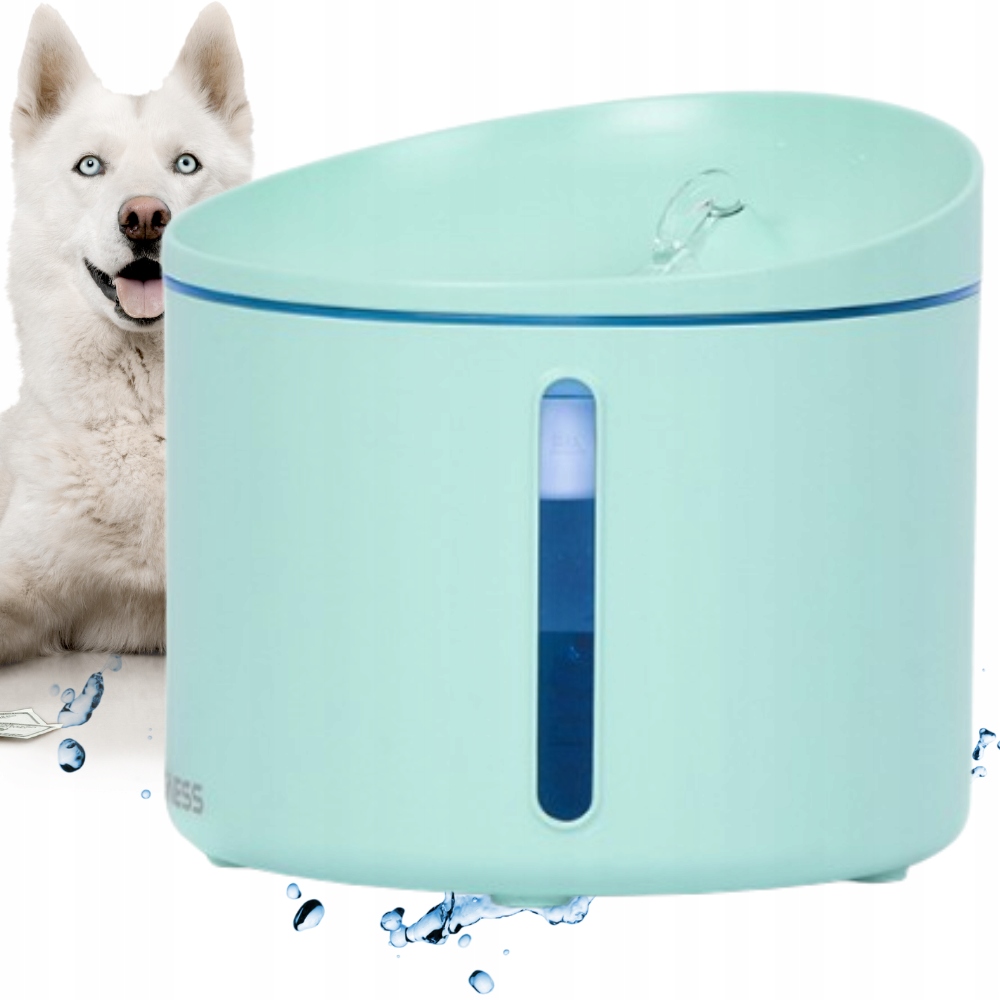 Fontána Napáječka pro kočky psa automatická Led tichá filtr Dogness 3,2 l