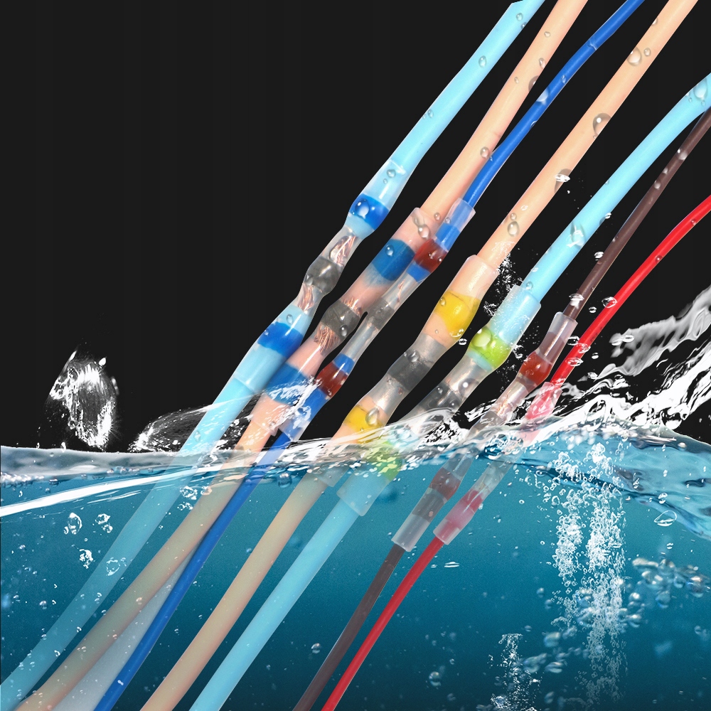 SZYBKOZŁĄCZKA ZESTAW 100 SZT Z CYNĄ TERMOKURCZLIWA Kod producenta TL2342