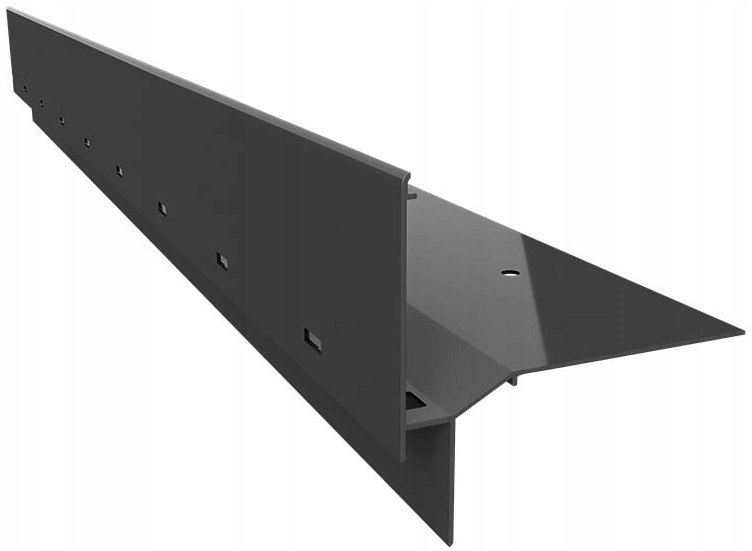 Profil okapowy balkonowy tarasowy Renoplast W60 Grafit