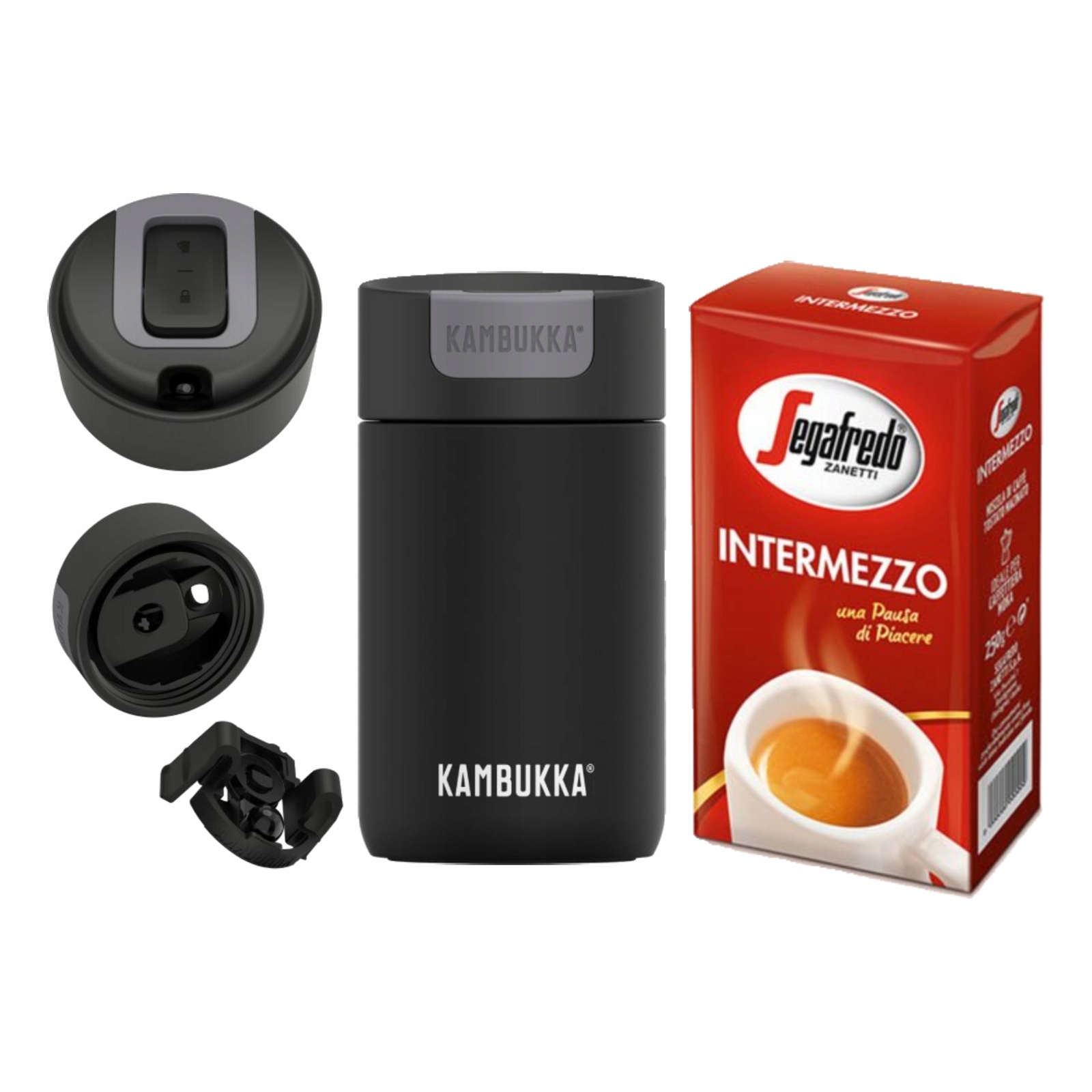 Kubek termiczny termos Kambukka Olympus 300ml Kawa Segafredo Intermezzo