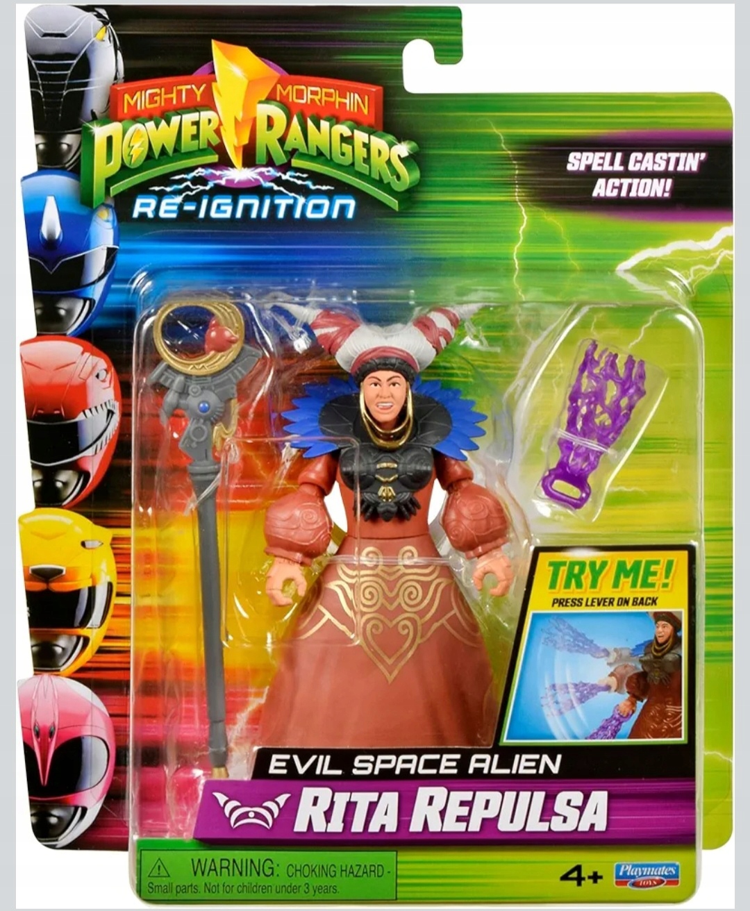 Power Rangers Rita Repulsa Figurka Re-Ignition Unikat Kolekcjonerska Retro