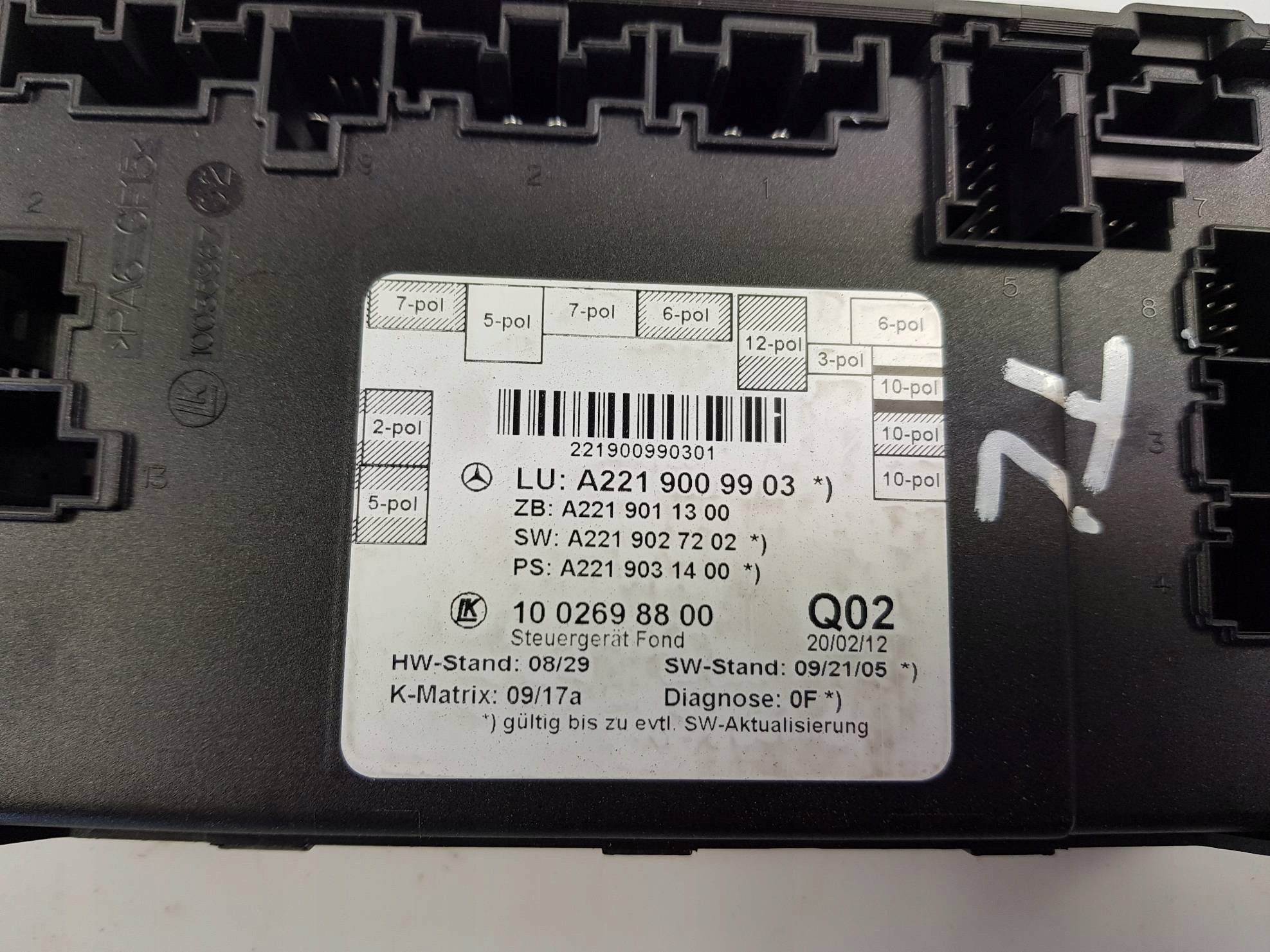 module A2219009903 MERCEDES S350 W221