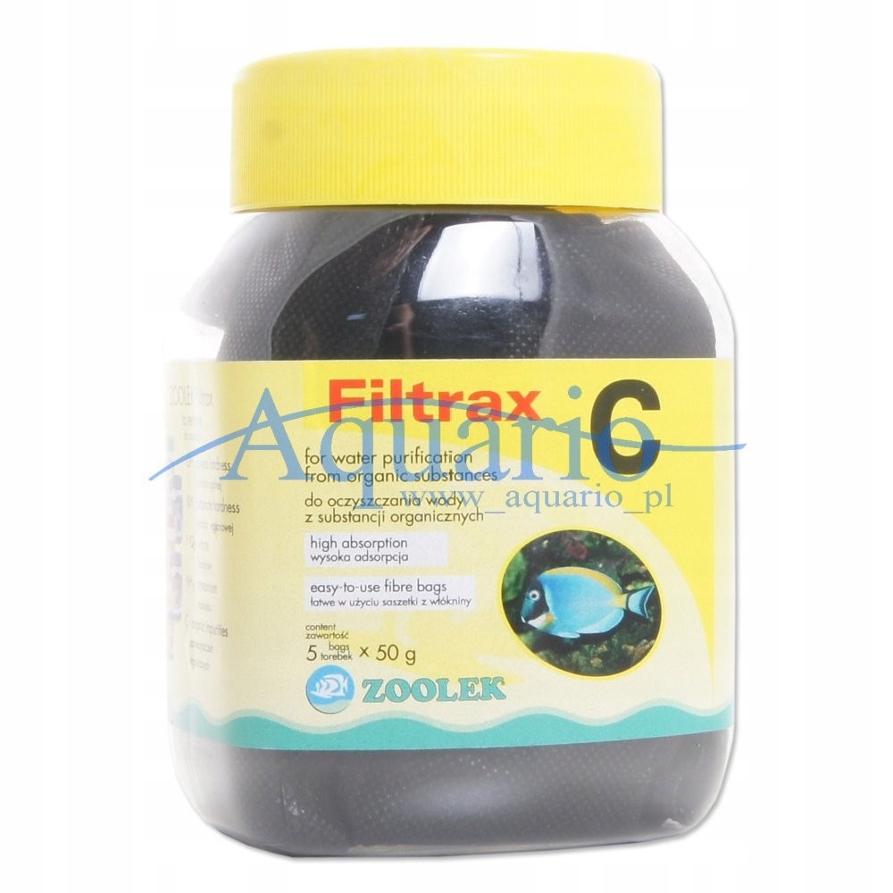 Zoolek Filtrux C 250G Aktivní Uhlí Vložka Do Filtru V Akváriu