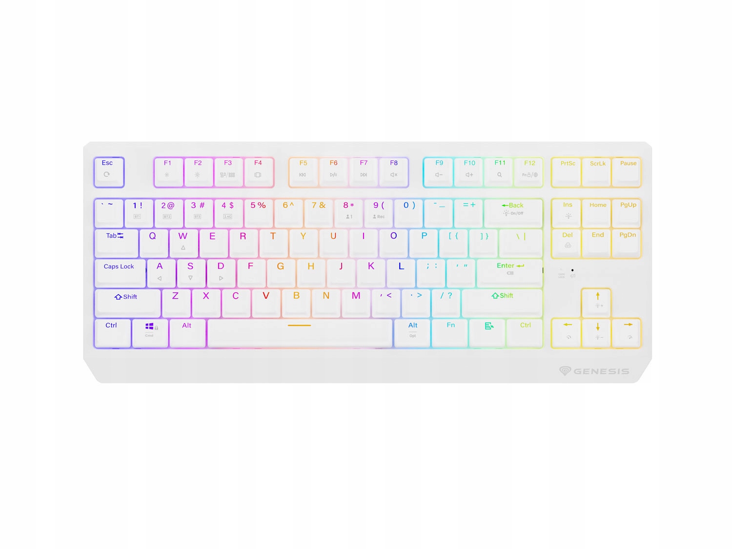 Genesis herná klávesnica Thor 230/ Tkl/ Rgb/ Outemu Red/ Bezdrôtová Usb +…