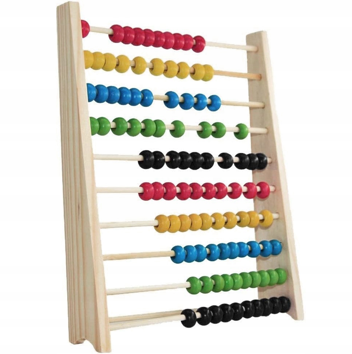 LICZYDŁO DREWNIANE KOLOROWE DO NAUKI LICZENIA DLA DZIECI TRADYCYJNE DA179 EAN (GTIN) 5907621851910