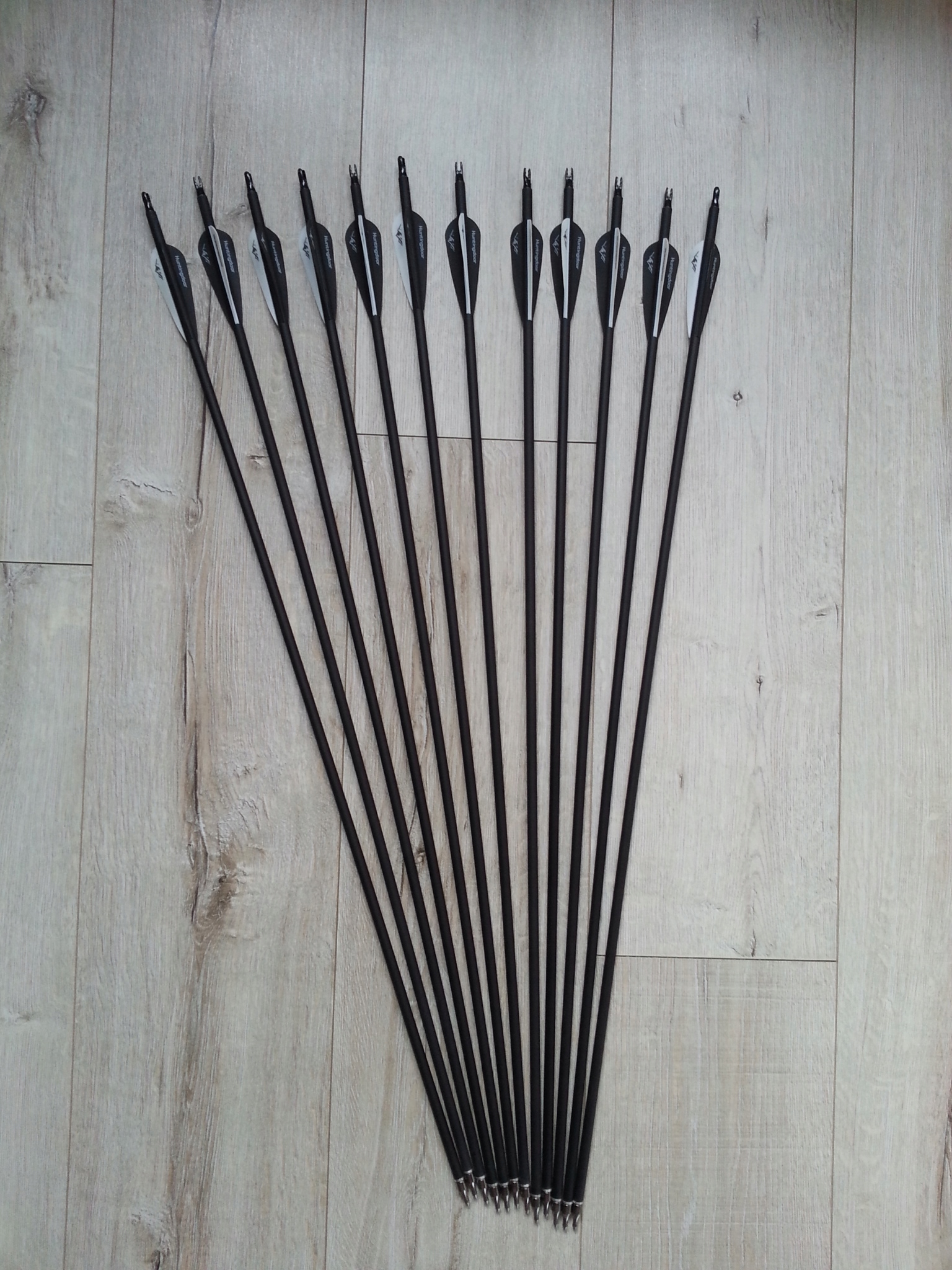 Strzały 30" Musen 12 szt. włókno węglowe 500