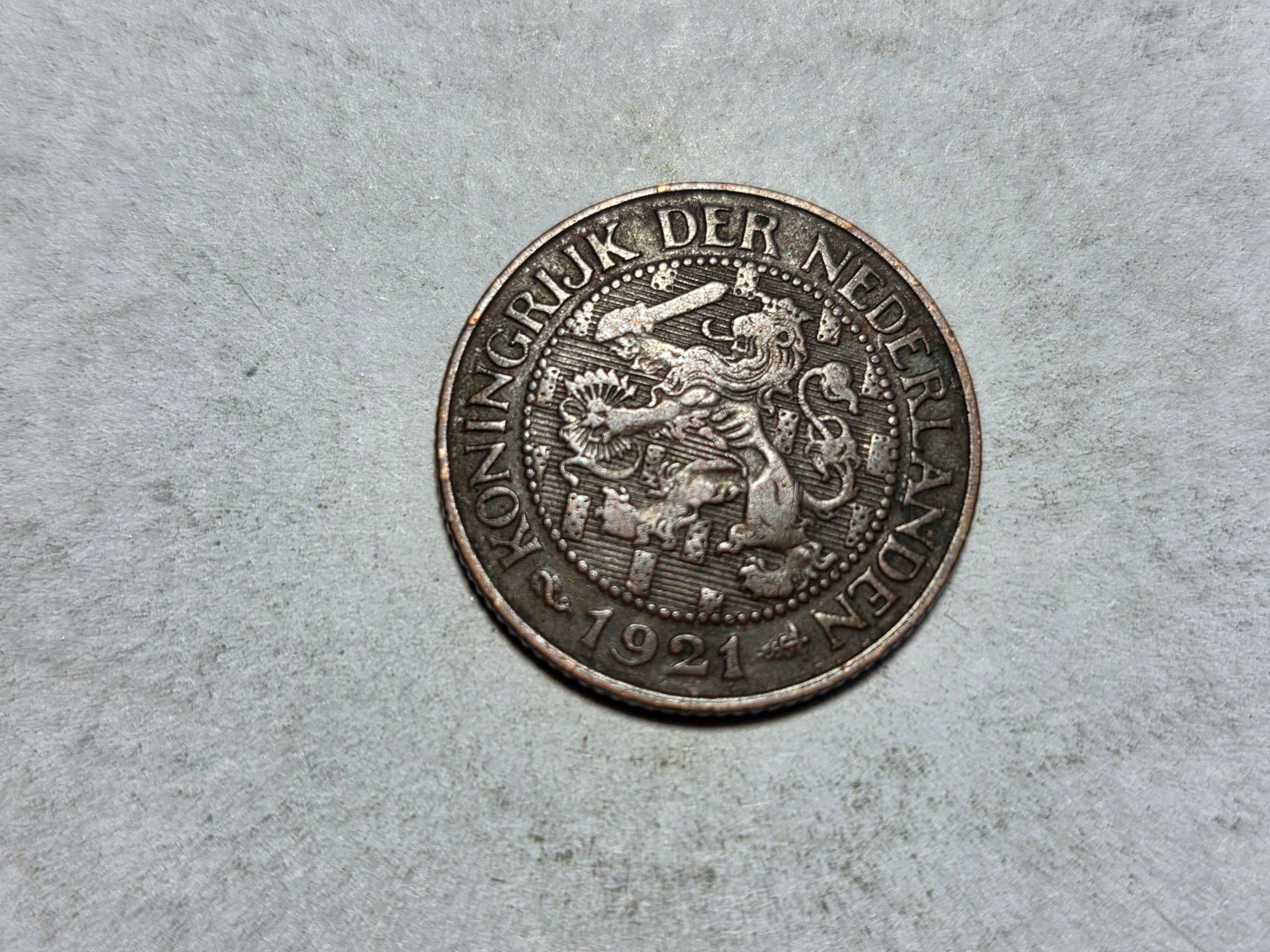 Stara Holandia 1 cent 1921 rok -NR0923