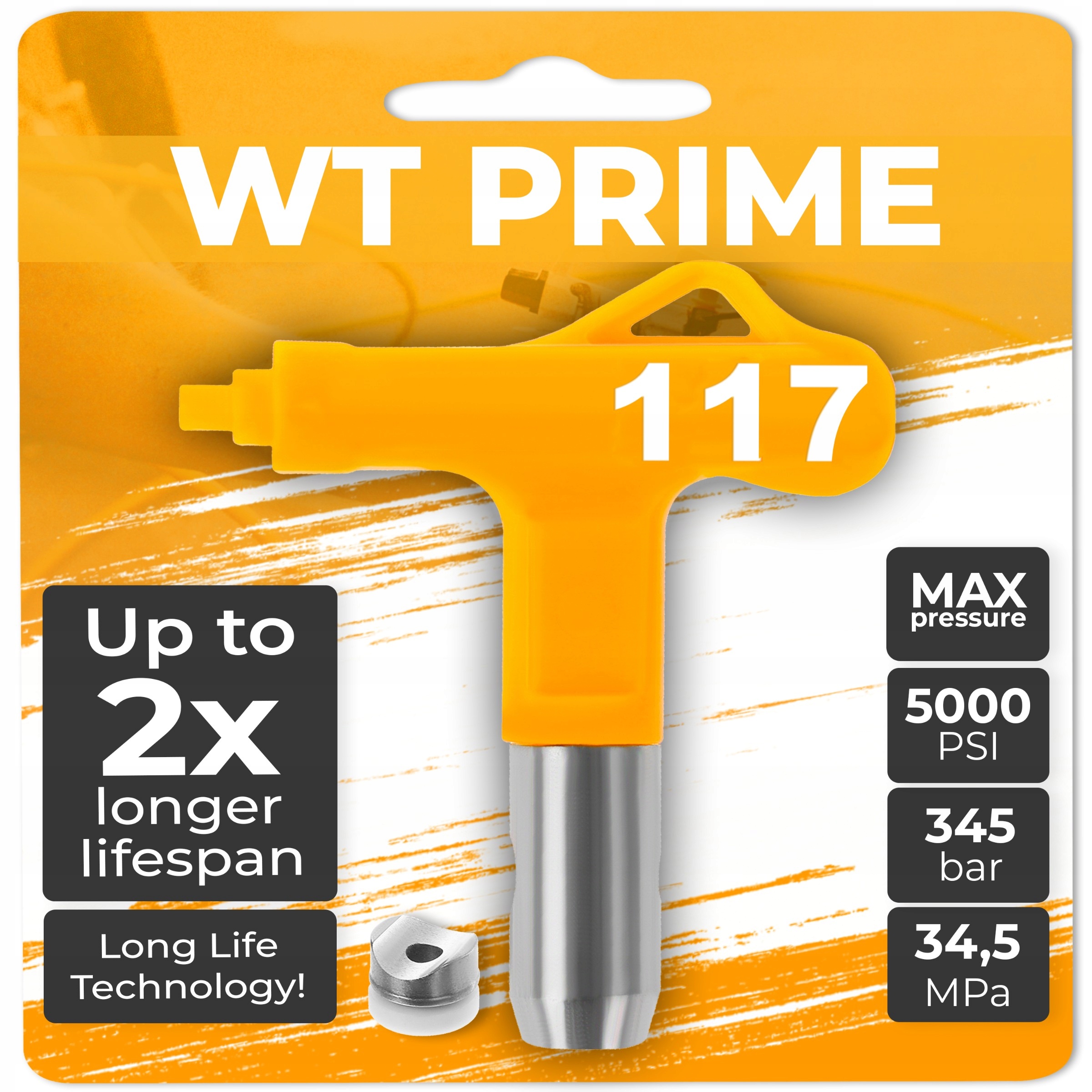 Vysokotlaková tryska Wt Prime 117 Hydrodynamický malířský agregát