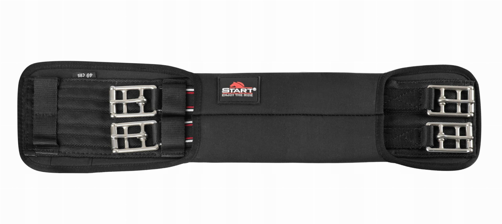 Popręg ujeżdżeniowy Dr Start elastic neoprenowy czarny 40