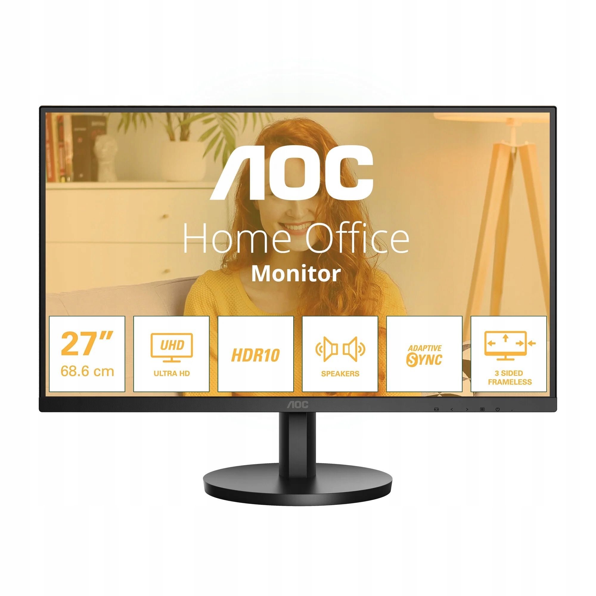 Monitor Aoc 27" U27B3A 2xHDMI Dp reproduktory
