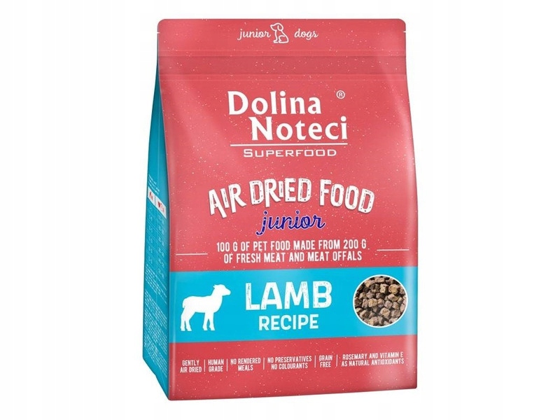 Karma dla psa Dolina Noteci Superfood Junior Jagnięcina 5 kg