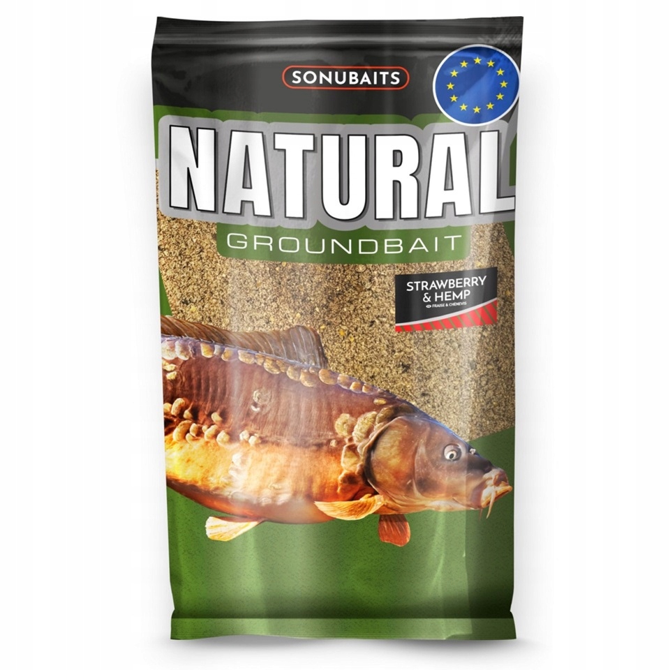 Zanęta Sonubaits Natural Strawberry Hemp 1kg