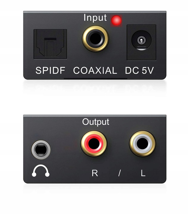 Optyczny Konwerter SPDIF Coaxial 2xCinch Audio 3,5 EAN (GTIN) 6911785993484