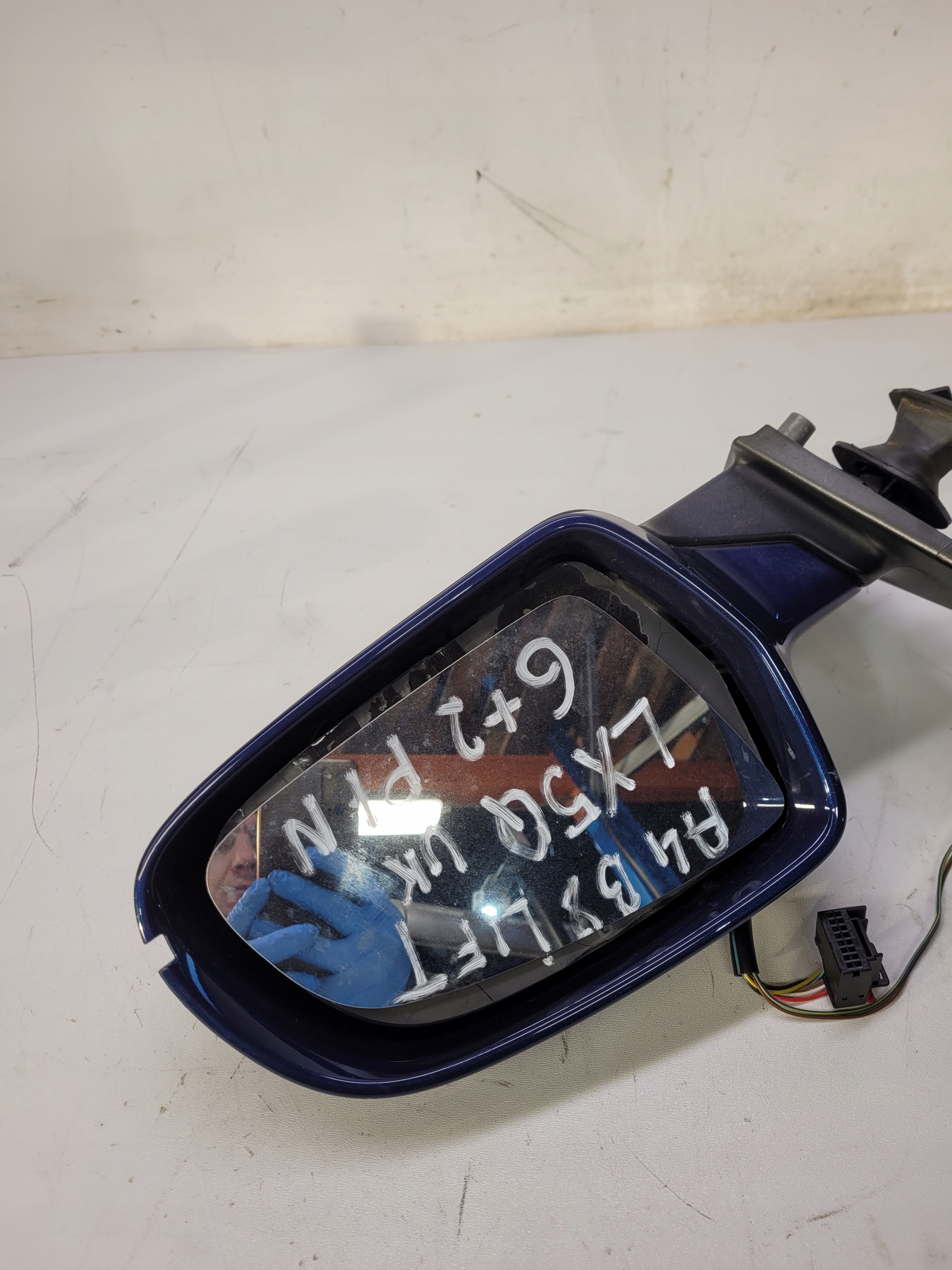 mirror right AUDI A4 B8 LIFT LX5Q 6+2 PIN UK