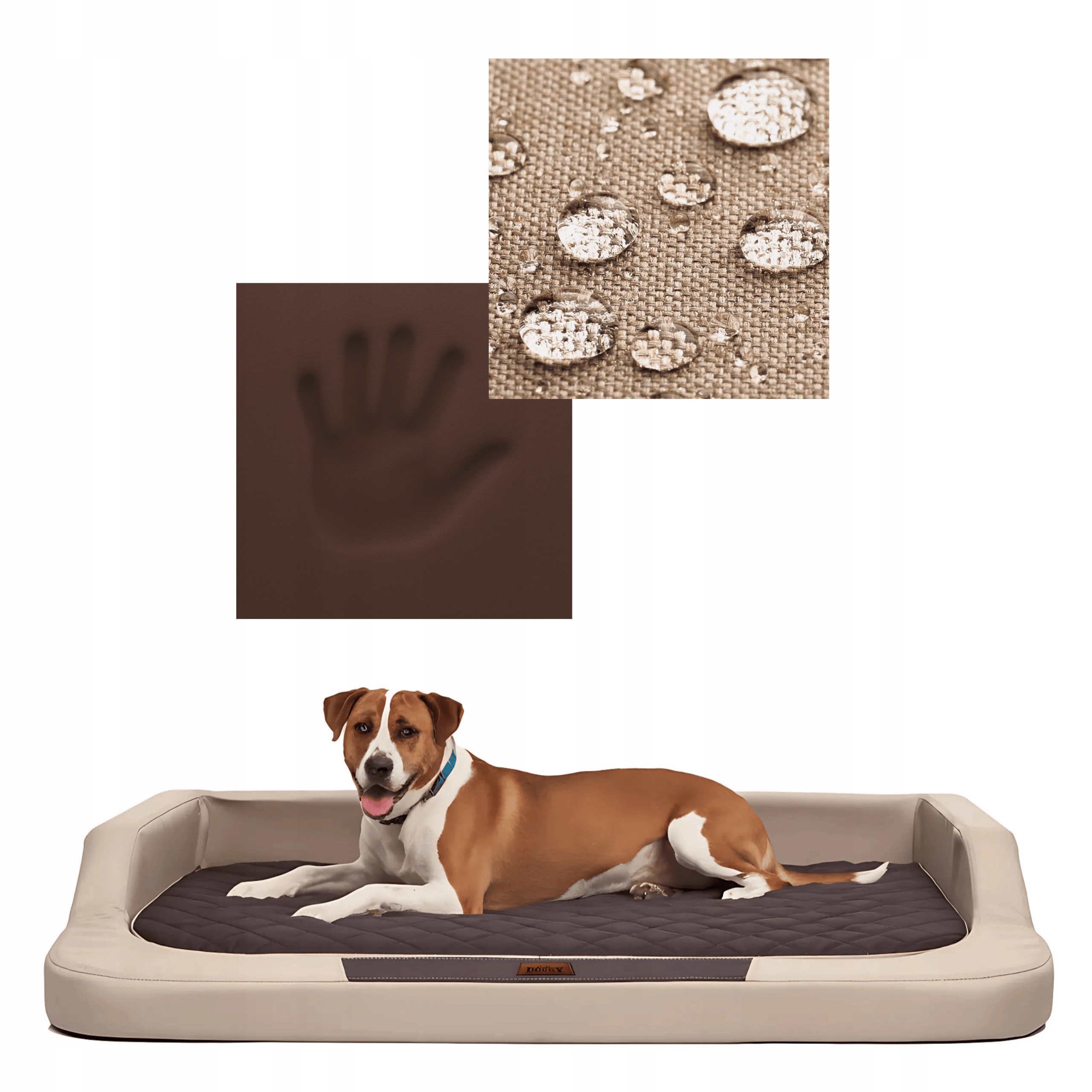 Ortopedický Pelíšek Pelíšek pro psy, vysoká matrace 94 cm x 62 cm