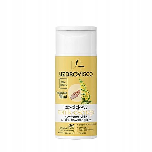 

Uzdrovisco Bezolejowy tonik z kwasami Aha, 150ml