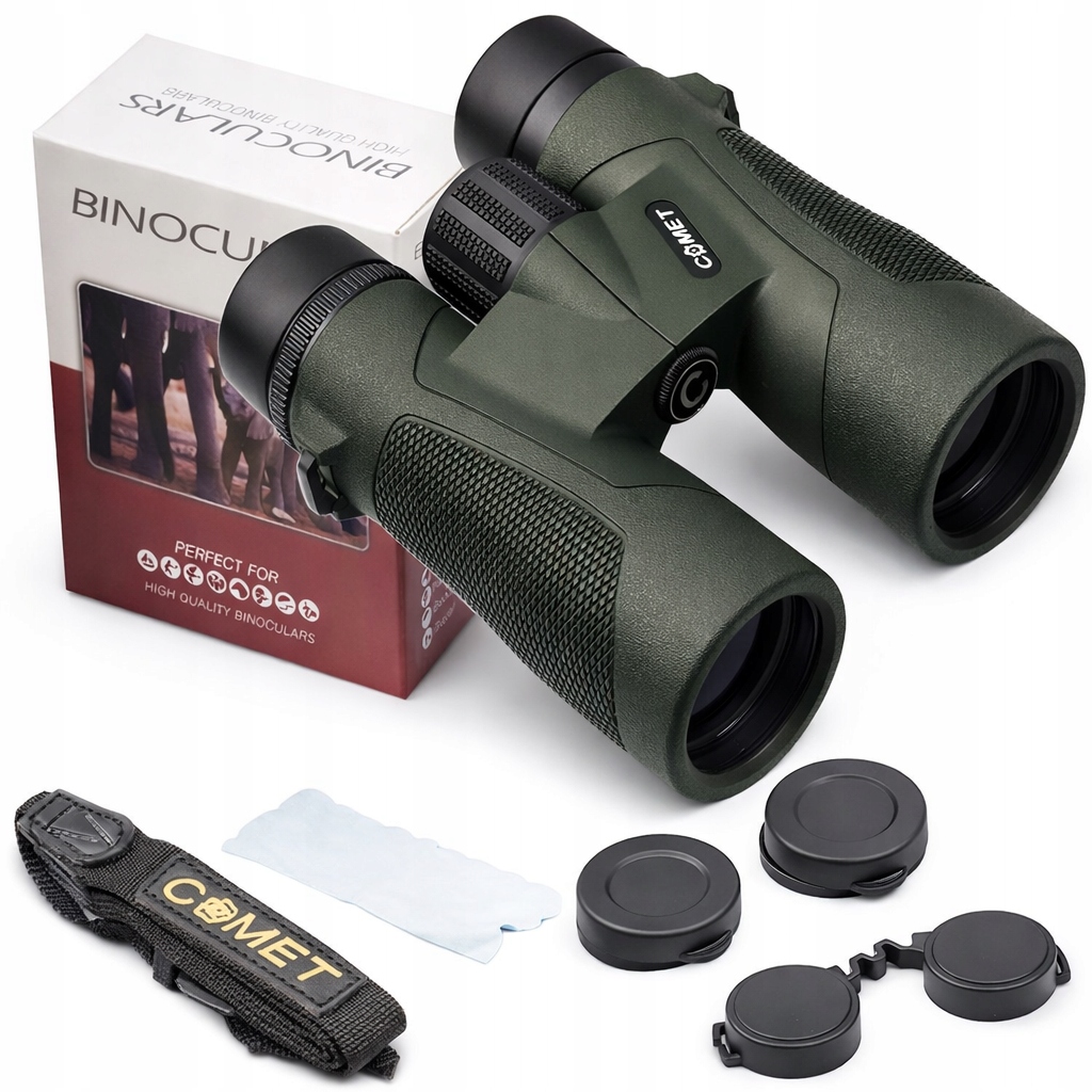 Lornetka Comet Pro 10x42 uniwersalna kompaktowa wysokiej jakości LR-091A