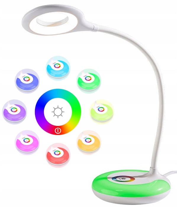 

Lampka Lampa Biurkowa Na Biurko Dotykowa Rgb Led