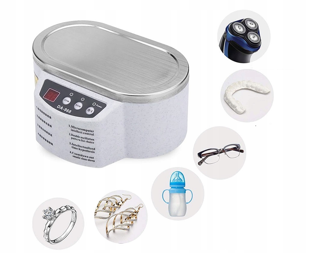 Myjka ultradźwiękowa 500ml do Stali Biżuterii itp Marka Mengs