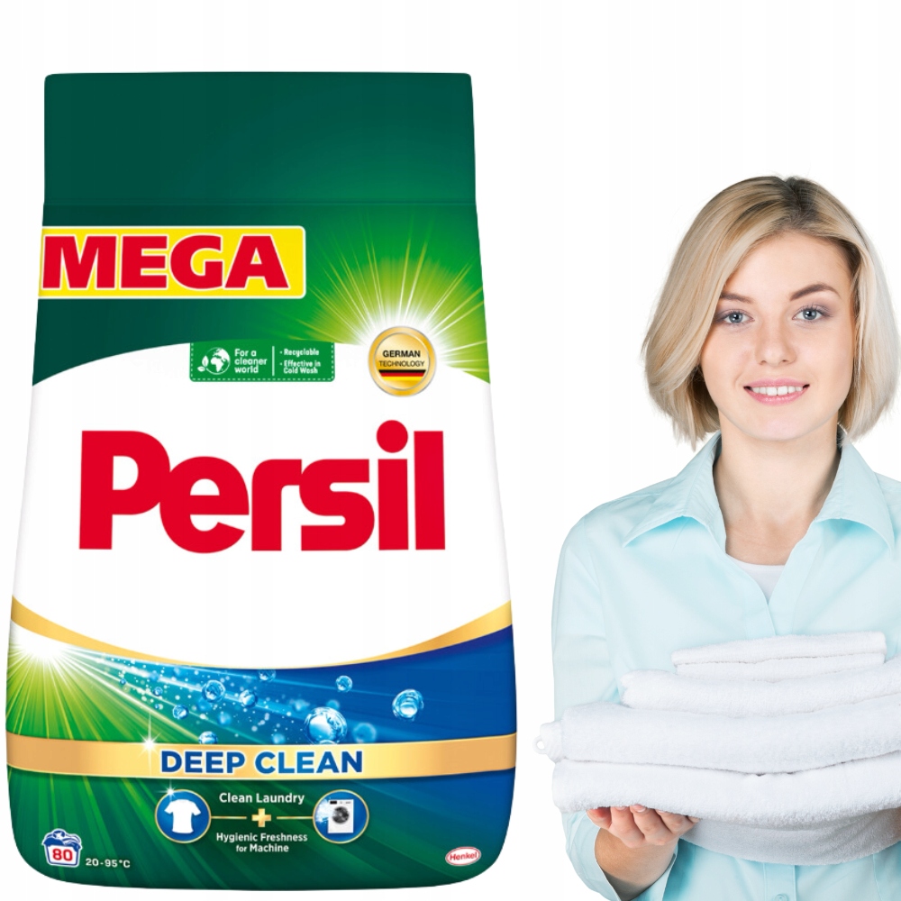 Levně Prášek Persil Deep Clean pro Bílé Regular pro ruční praní 4,4 kg