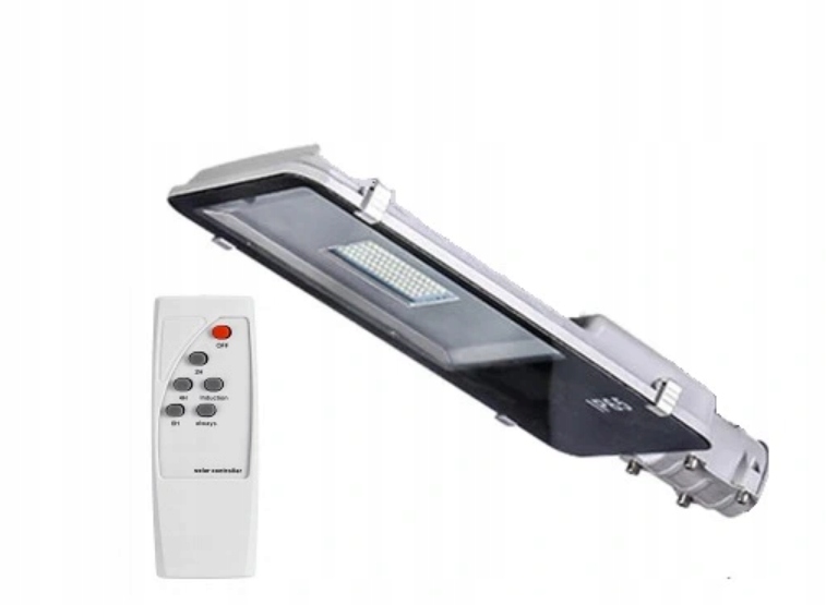 SOLÁRNE LED PULIČNÁ LAMPA DIAĽKOVÉ OVLÁDANIE 500W SENZORY NOVINKA!