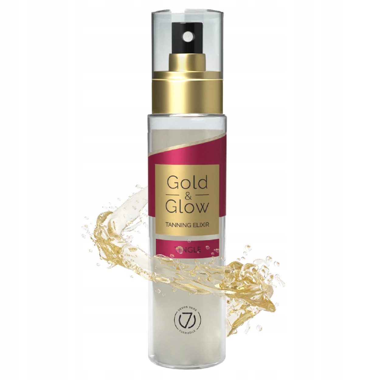 Olejek do Opalania rozgrzewający 7Suns Gold Glow Tingle Eliksir