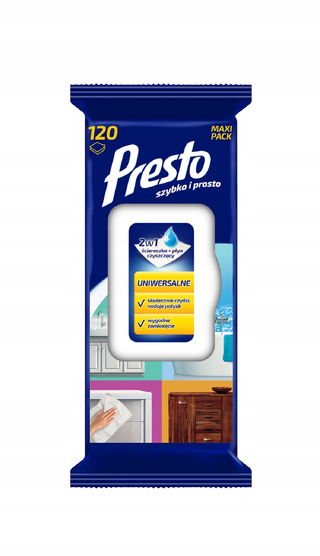 

Presto Ściereczki uniwersalne 120 sztuk