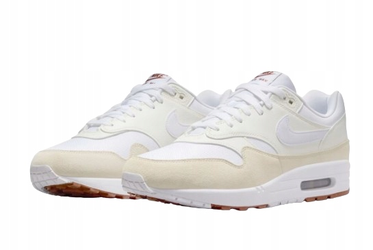 Nike Air Max 1 Pánské Sportovní Boty Bílá Přírodní Kůže 45 U2B
