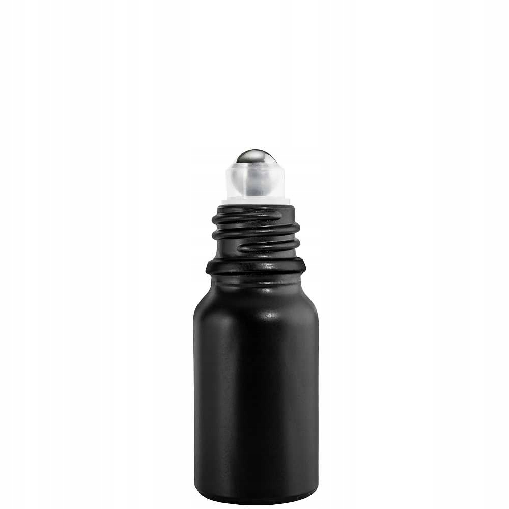

Butelka szklana 10ml czarna z roll on i nakrętką