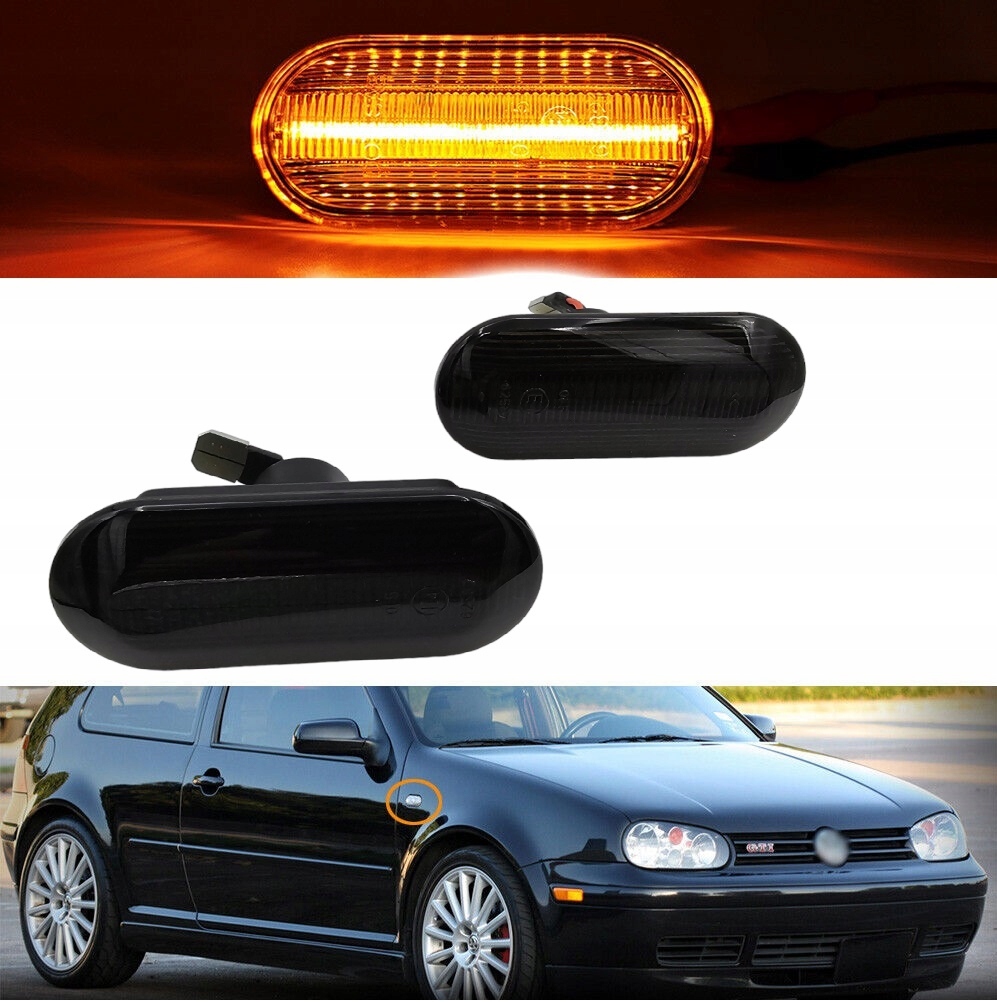 Led Statické Směrovky Bora Golf Mk4 MK5 Passat B5 Polo Jetta Sharan