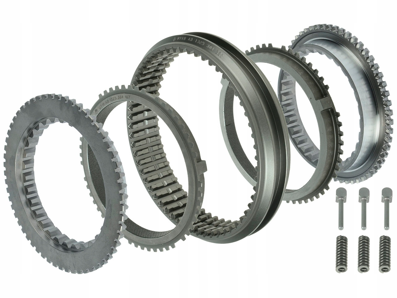 G0QJJZ EURORICAMBI Synchronizator, zestaw naprawczy, 2/3 bieg ZF ECOSPLIT I