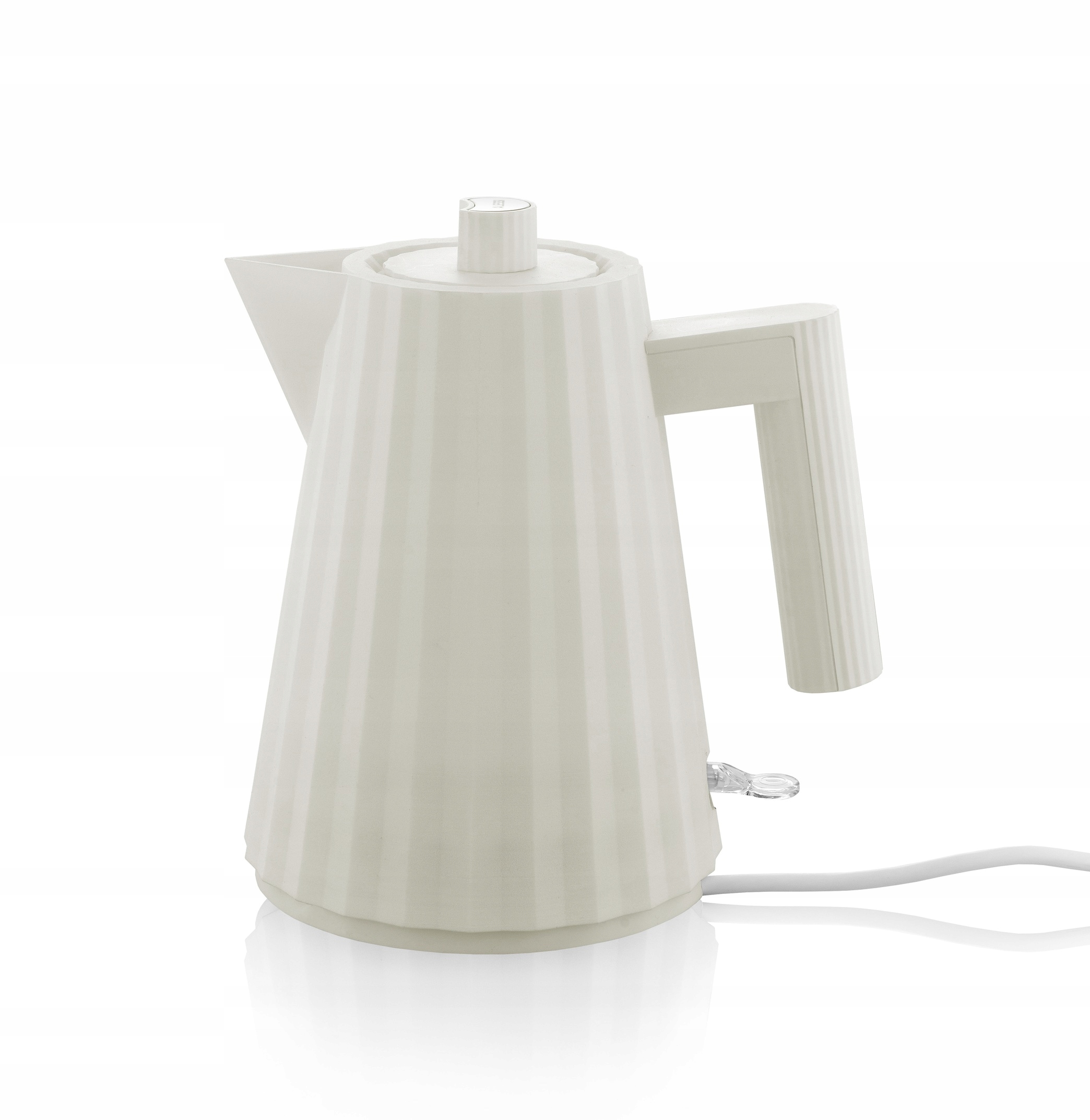 Alessi Plisse Rýchlovarná kanvica 1,0 l biela